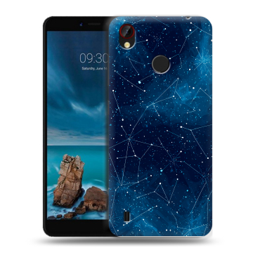 Силиконовый чехол на ZTE Blade A7 Vita с принтом Космос звезды