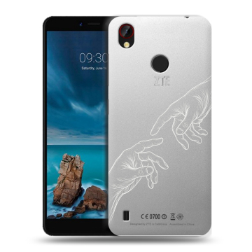 Силиконовый чехол на ZTE Blade A7 Vita с принтом Сотворение мира