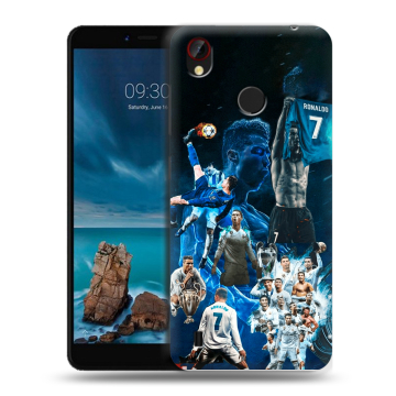 Силиконовый чехол на ZTE Blade A7 Vita с принтом Реал Роналдо Силиконовый чехол на ZTE Blade A7 Vita с принтом Реал Роналдо