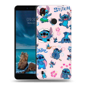Силиконовый чехол на ZTE Blade A7 Vita с принтом Лило и Стич