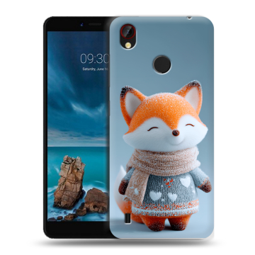 Силиконовый чехол на ZTE Blade A7 Vita с принтом Лиса