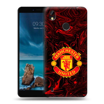 Силиконовый чехол на ZTE Blade A7 Vita с принтом Manchester United