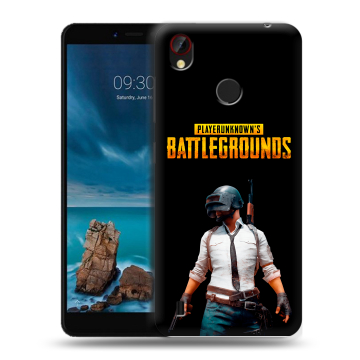 Силиконовый чехол на ZTE Blade A7 Vita с принтом PUGB ПАГБ