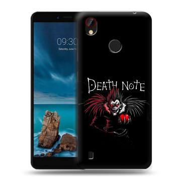 Силиконовый чехол на ZTE Blade A7 Vita с принтом Death note Тетрадь смерти