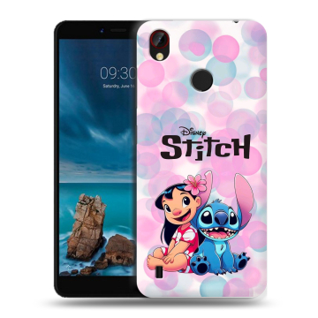 Силиконовый чехол на ZTE Blade A7 Vita с принтом Лило и Стич