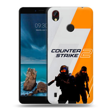 Силиконовый чехол на ZTE Blade A7 Vita с принтом Counter Strike