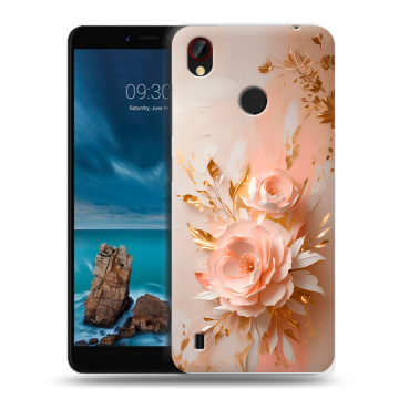 Силиконовый чехол на ZTE Blade A7 Vita с принтом женский
