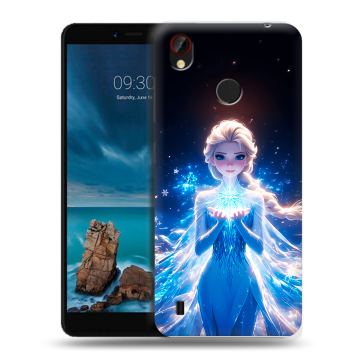 Силиконовый чехол на ZTE Blade A7 Vita с принтом Холодное сердце Frozen