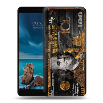 Силиконовый чехол на ZTE Blade A7 Vita с принтом Доллар деньги