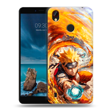 Силиконовый чехол на ZTE Blade A7 Vita с принтом Аниме Наруто Naruto