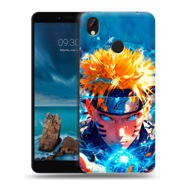 Силиконовый чехол на ZTE Blade A7 Vita с принтом Аниме Наруто Naruto