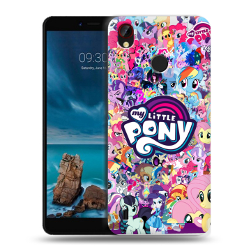 Силиконовый чехол на ZTE Blade A7 Vita с принтом My little pony Дружба чудо