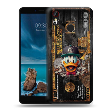 Силиконовый чехол на ZTE Blade A7 Vita с принтом Дональд Дак Доллар