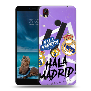 Силиконовый чехол на ZTE Blade A7 Vita с принтом Real Madrid Реал Мадрид