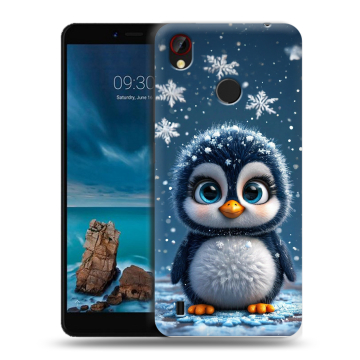 Силиконовый чехол на ZTE Blade A7 Vita с принтом Новый год