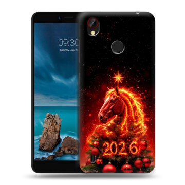 Силиконовый чехол на ZTE Blade A7 Vita с принтом Новый год