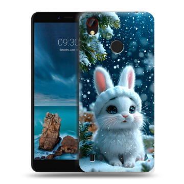 Силиконовый чехол на ZTE Blade A7 Vita с принтом Новый год