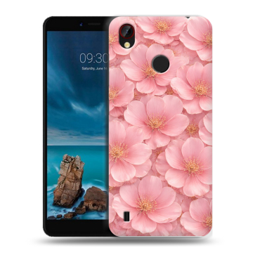 Силиконовый чехол на ZTE Blade A7 Vita с принтом женский