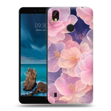 Силиконовый чехол на ZTE Blade A7 Vita с принтом женский