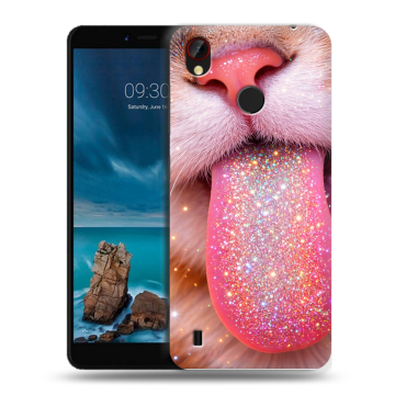 Силиконовый чехол на ZTE Blade A7 Vita с принтом для девочек
