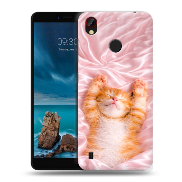 Силиконовый чехол на ZTE Blade A7 Vita с принтом женский