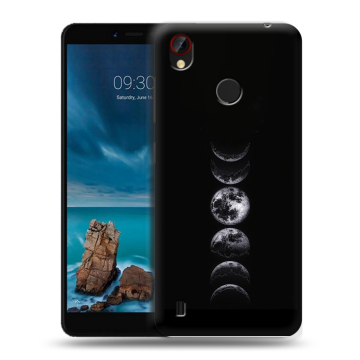 Силиконовый чехол на ZTE Blade A7 Vita с принтом женский