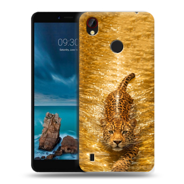 Силиконовый чехол на ZTE Blade A7 Vita с принтом женский