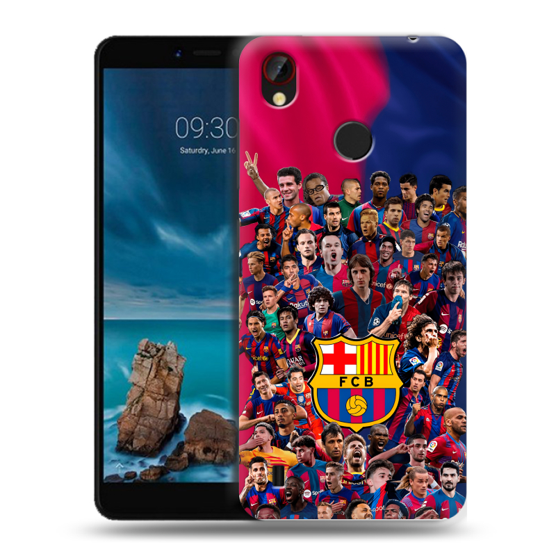 Силиконовый чехол на ZTE Blade A7 Vita с принтом Барселона Barcelona Силиконовый чехол на ZTE Blade A7 Vita с принтом Барселона Barcelona