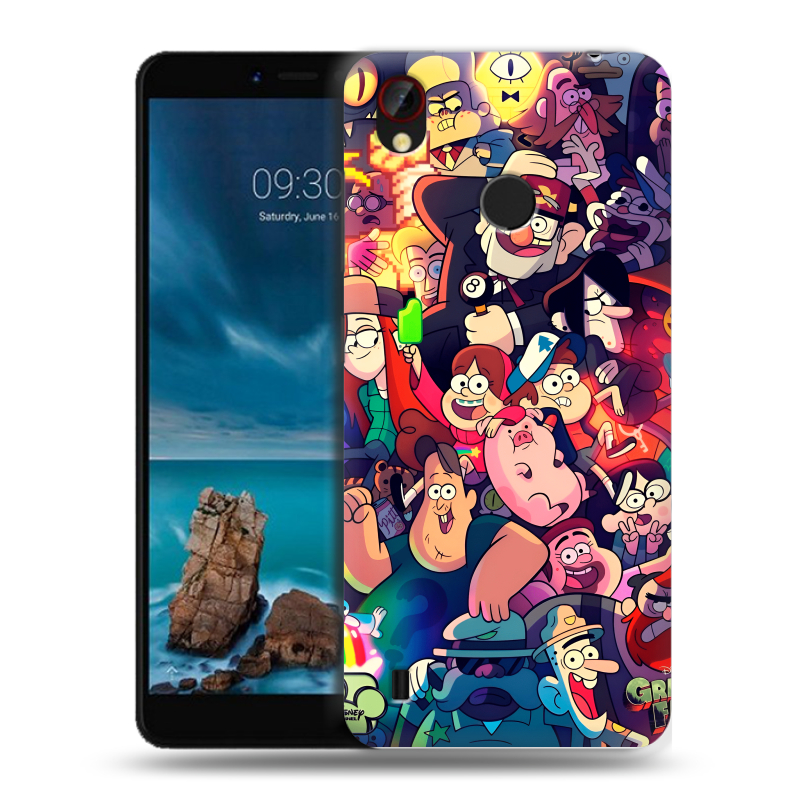 Силиконовый чехол на ZTE Blade A7 Vita с принтом Gravity Falls Гравити Фолз Силиконовый чехол на ZTE Blade A7 Vita с принтом Gravity Falls Гравити Фолз