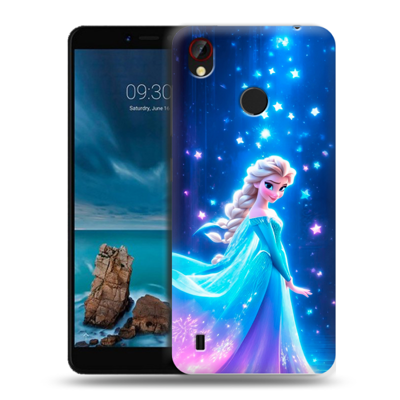 Силиконовый чехол на ZTE Blade A7 Vita с принтом Холодное сердце Frozen Силиконовый чехол на ZTE Blade A7 Vita с принтом Холодное сердце Frozen