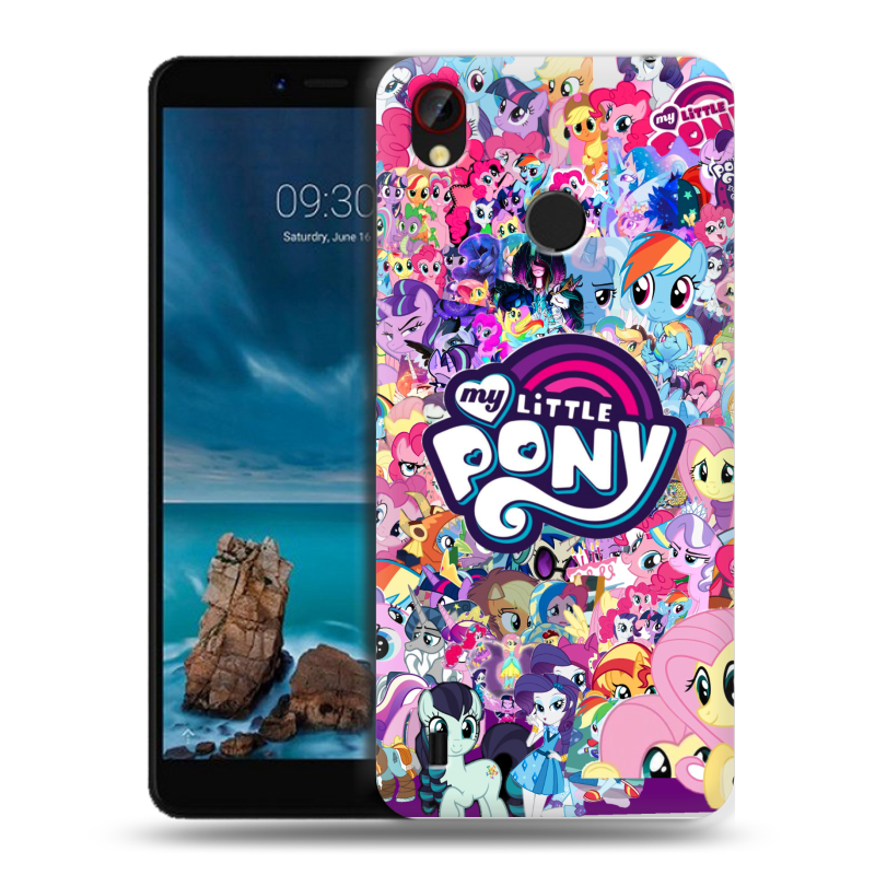 Силиконовый чехол на ZTE Blade A7 Vita с принтом My little pony Дружба чудо Силиконовый чехол на ZTE Blade A7 Vita с принтом My little pony Дружба чудо