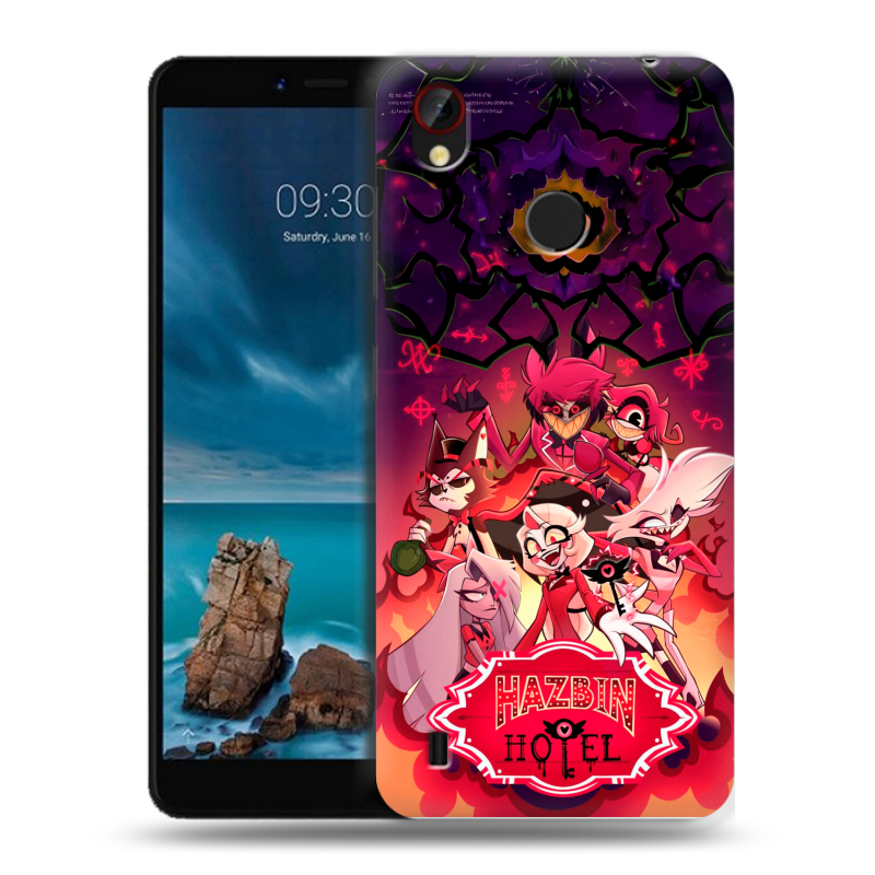Силиконовый чехол на ZTE Blade A7 Vita с принтом Hazbin Hotel Отель Хазбин Силиконовый чехол на ZTE Blade A7 Vita с принтом Hazbin Hotel Отель Хазбин