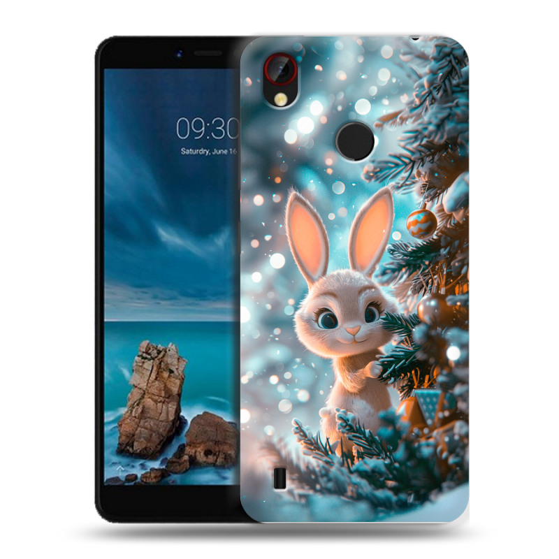 Силиконовый чехол на ZTE Blade A7 Vita с принтом Новый год Силиконовый чехол на ZTE Blade A7 Vita с принтом Новый год
