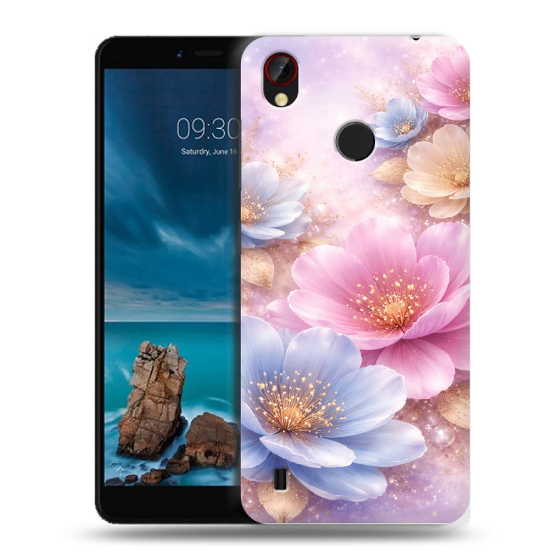 Силиконовый чехол на ZTE Blade A7 Vita с принтом женский Силиконовый чехол на ZTE Blade A7 Vita с принтом женский