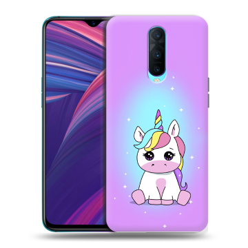 Силиконовый чехол на OPPO RX17 Pro с принтом Единорог Силиконовый чехол на OPPO RX17 Pro с принтом Единорог