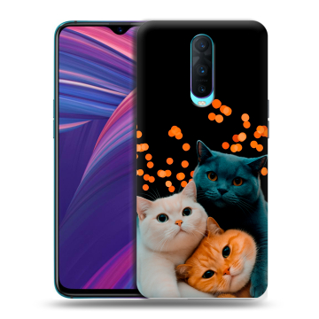 Силиконовый чехол на OPPO RX17 Pro с принтом Кошки Силиконовый чехол на OPPO RX17 Pro с принтом Кошки