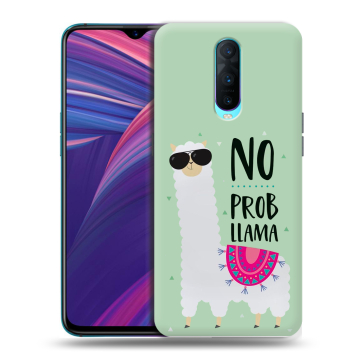 Силиконовый чехол на OPPO RX17 Pro с принтом Лама Силиконовый чехол на OPPO RX17 Pro с принтом Лама