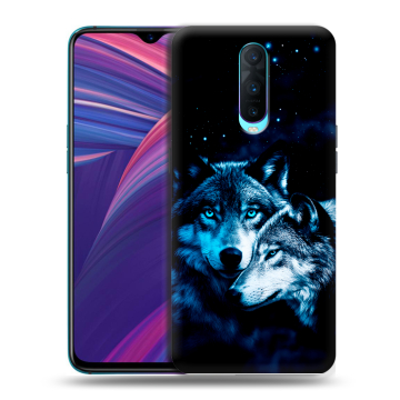Силиконовый чехол на OPPO RX17 Pro с принтом Волки Силиконовый чехол на OPPO RX17 Pro с принтом Волки
