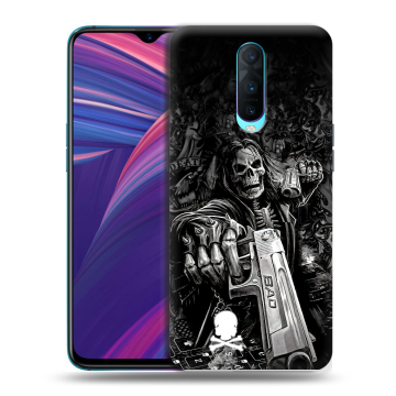 Силиконовый чехол на OPPO RX17 Pro с принтом Скелет Силиконовый чехол на OPPO RX17 Pro с принтом Скелет