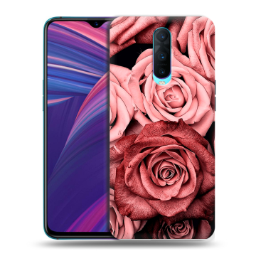 Силиконовый чехол на OPPO RX17 Pro с принтом Цветы розы Силиконовый чехол на OPPO RX17 Pro с принтом Цветы розы