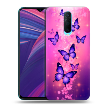 Силиконовый чехол на OPPO RX17 Pro с принтом Бабочки Силиконовый чехол на OPPO RX17 Pro с принтом Бабочки