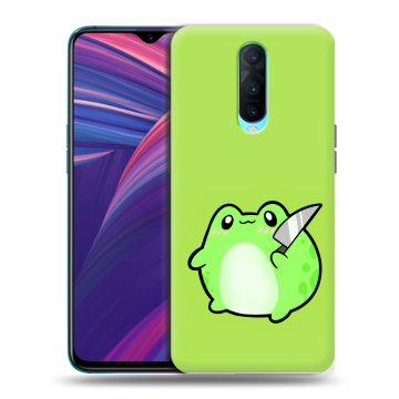Силиконовый чехол на OPPO RX17 Pro с принтом Лягушенок Силиконовый чехол на OPPO RX17 Pro с принтом Лягушенок