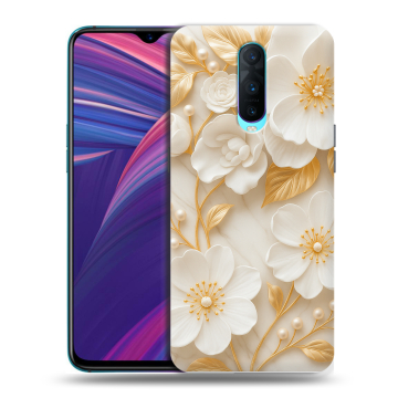 Силиконовый чехол на OPPO RX17 Pro с принтом Цветы Силиконовый чехол на OPPO RX17 Pro с принтом Цветы