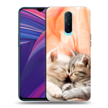 Силиконовый чехол на OPPO RX17 Pro с принтом Котята Силиконовый чехол на OPPO RX17 Pro с принтом Котята