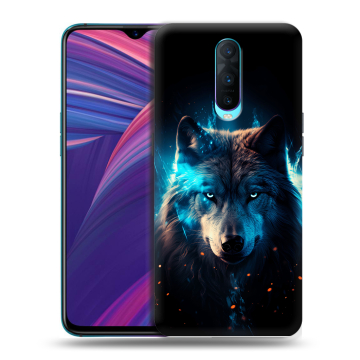 Силиконовый чехол на OPPO RX17 Pro с принтом Волк ночной Силиконовый чехол на OPPO RX17 Pro с принтом Волк ночной
