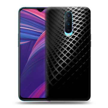 Силиконовый чехол на OPPO RX17 Pro с принтом Текстура металла Силиконовый чехол на OPPO RX17 Pro с принтом Текстура металла