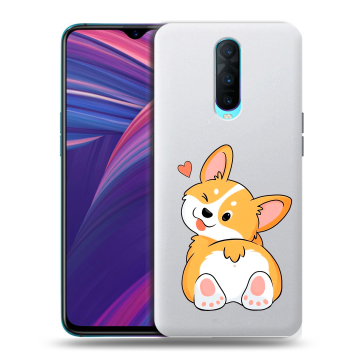 Силиконовый чехол на OPPO RX17 Pro с принтом Корги Силиконовый чехол на OPPO RX17 Pro с принтом Корги