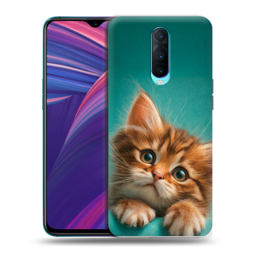 Силиконовый чехол на OPPO RX17 Pro с принтом котенок Силиконовый чехол на OPPO RX17 Pro с принтом котенок