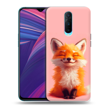 Силиконовый чехол на OPPO RX17 Pro с принтом милая лиса Силиконовый чехол на OPPO RX17 Pro с принтом милая лиса