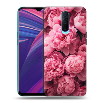 Силиконовый чехол на OPPO RX17 Pro с принтом цветы пионы Силиконовый чехол на OPPO RX17 Pro с принтом цветы пионы